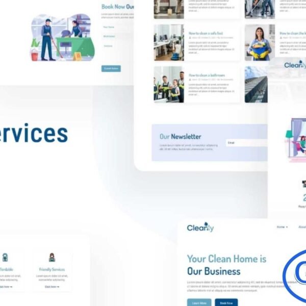 Cleanly – Cleaning Service Elementor Template Kit Cleanly is a modern and user-friendly Elementor Template Kit designed to help you build a professional website for any cleaning service provider. Whether you offer home cleaning, office cleaning, deep cleaning, or specialty cleaning solutions, this kit provides a clean and polished layout to showcase your services effectively.