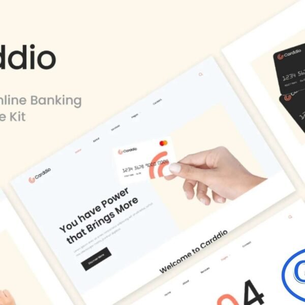 Carddio – Card Payment & Online Banking Elementor Template Kit Carddio is a modern and professional Elementor Template Kit designed for financial services, online banking platforms, credit card companies, payment solutions, loan providers, and fintech businesses. Ideal for showcasing services, apps, or business offerings, Carddio features a clean, simple, and contemporary design with fully responsive layouts.