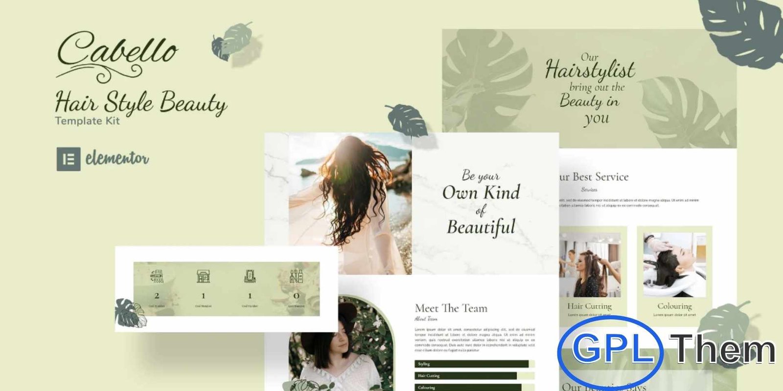 Cabello – Professional Stylist Elementor Template Kit Cabello – Professional Stylist Elementor Template Kit Cabello is a modern and professional Elementor Template Kit designed for salon, hairstylist, and beauty service businesses. Built with Elementor Page Builder for WordPress, it allows you to create a stylish and functional website that showcases your services and team.
