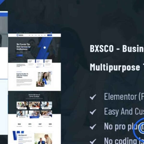 BXSCO – Business Multipurpose Elementor Template Kit BXSCO is a versatile and modern Elementor Template Kit designed for multipurpose business websites. Perfect for startups, agencies, consultants, and corporate businesses, this kit provides a professional and fully responsive design that adapts seamlessly to all devices.