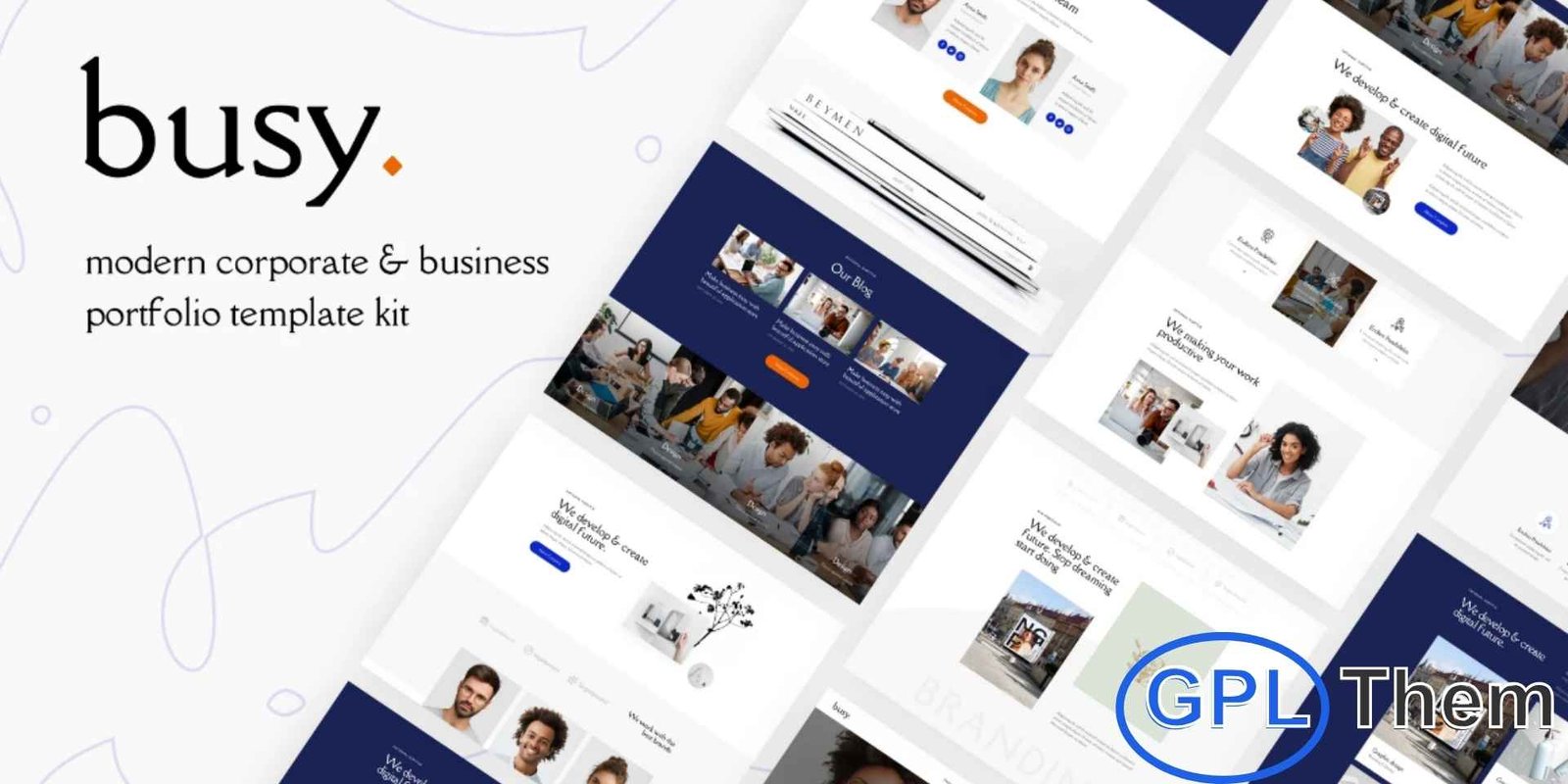 Busy – Modern Corporate & Business Portfolio Elementor Template Kit Busy – Modern Corporate & Business Portfolio Elementor Template Kit Busy is a professional and modern Elementor Template Kit designed for corporate, business, and portfolio websites. Perfect for showcasing CVs, resumes, personal blogs, magazines, law firms, or financial companies, Busy offers a clean and versatile design that highlights your work and services effectively.