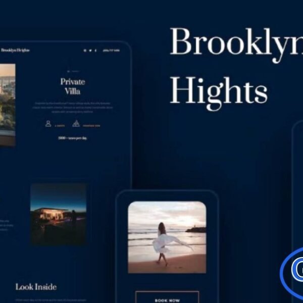 Brooklyn Heights – Private Villa & Hotel Elementor Template Kit Brooklyn Heights is a premium Elementor Template Kit designed for private villas, boutique hotels, chalets, holiday homes, rental apartments, real estate properties, and single-property showcases. With its elegant and modern layout, this kit makes it easy for beginners and professionals alike to build a stunning website without any coding.