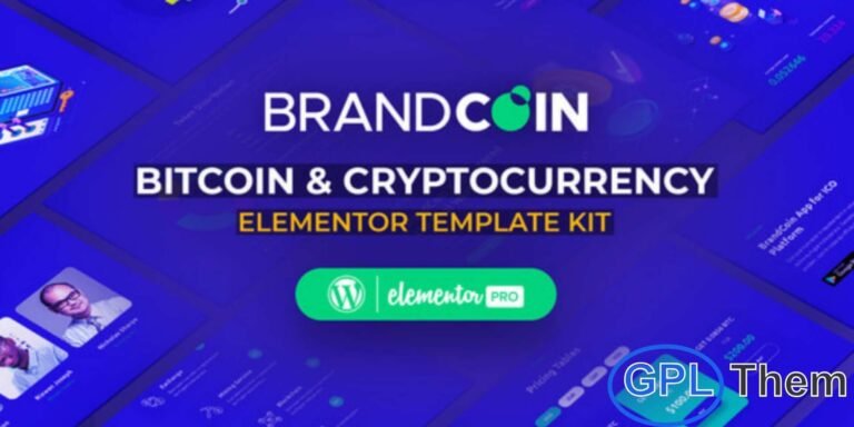 BrandCoin – Cryptocurrency Elementor Template Kit BrandCoin is a modern and versatile Elementor Template Kit designed for Cryptocurrency Trading, ICO Promotion, Blockchain Startups, and Digital Marketing Services. Built with professionally crafted sections, it includes dedicated layouts for strategy, advisory services, analytics, promotions, and startup solutions—making it an excellent choice for crypto-focused businesses.
