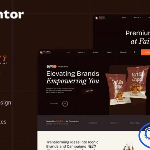 Brancy – Branding & Advertising Elementor Template Kit Brancy is a modern and professional Elementor Template Kit designed for businesses in the branding, advertising, and digital marketing industry. Perfect for agencies focused on creative campaigns, brand identity development, and digital strategy, this kit helps you establish a strong online presence with ease.