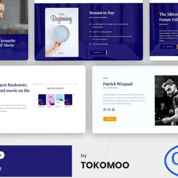 Bookup – Book Store Elementor Template Kit Bookup is a modern and stylish Elementor Template Kit designed for Book Publishers, Authors, Book Stores, Magazines, and Publishing Companies. It offers a clean, professional design paired with a fully responsive and retina-ready layout, ensuring your website looks stunning on every device.