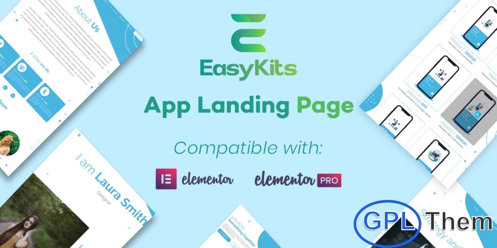 AppLanding – Mobile App Template Kit AppLanding – Mobile App Template Kit AppLanding is a modern and visually engaging Elementor Template Kit designed to showcase mobile apps with style and clarity. This kit includes a beautifully crafted landing page layout that highlights your app’s features, team, screenshots, and animated elements, helping you create a strong first impression.