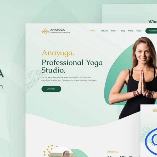 Anayoga – Yoga Teacher & Studio Elementor Template Kit Anayoga is a beautifully designed Elementor Template Kit crafted specifically for yoga teachers, yoga studios, meditation centers, fitness trainers, and lifestyle professionals. With its calming visuals and elegant layout, this kit helps you create a serene and engaging online presence that reflects your wellness brand.