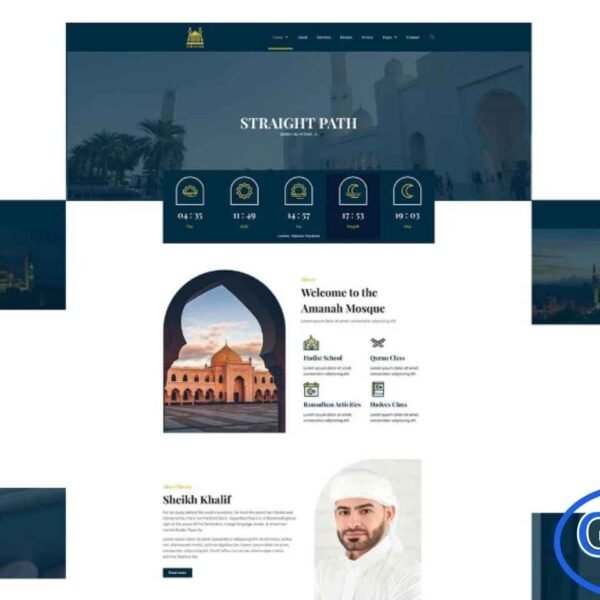 Amanah – Mosque & Islamic Center Elementor Template Kit Amanah is a modern Elementor Template Kit designed for mosques, Islamic centers, community organizations, and educational institutions. Featuring 10 professionally crafted pages, this kit allows you to quickly build a polished and fully functional website.