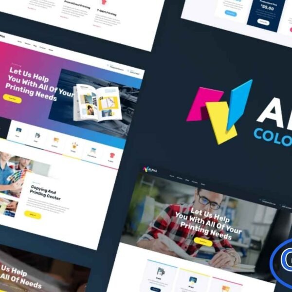 AlphaColor – Design & Printing Elementor Template Kit AlphaColor is a vibrant and modern Elementor Template Kit designed for design and printing businesses, print shops, and corporate copying service providers. With its colorful, visually engaging layout, this kit helps you create a professional and eye-catching website that effectively showcases your services.