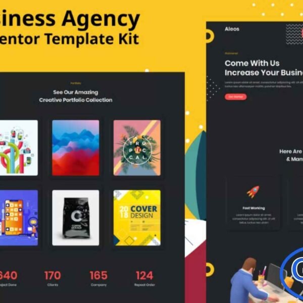 Aleos – Business Agency Elementor Template Kit Aleos is a modern and professional Elementor Template Kit designed for personal services, agencies, and business websites. Its clean and contemporary design helps you present your services in a professional and visually appealing way.