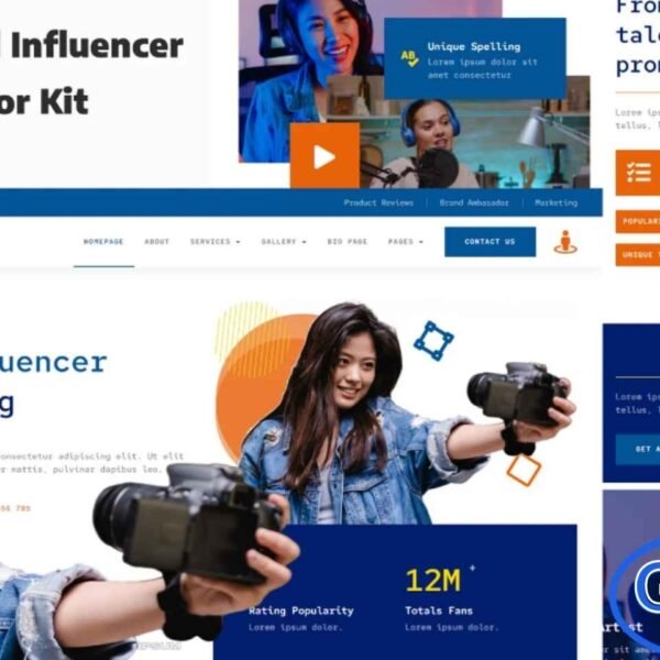 Akamsi – Personal Influencer Elementor Template Kit Akamsi is a modern and professional Elementor Template Kit designed for personal influencers, bloggers, content creators, and online personalities. This kit includes a collection of clean and stylish layouts that help you build a standout website to showcase your brand, portfolio, and social media presence.