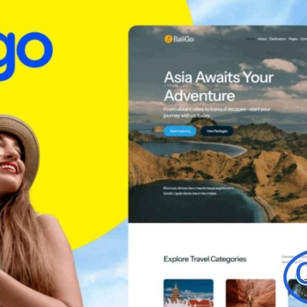 Baligo – Asian Travel Agency Elementor Template Kit (SEO-Friendly Rewrite) Baligo is a beautifully designed Elementor Template Kit created specifically for Asian travel agencies and tour operators. Its vibrant and elegant layout perfectly captures the spirit of adventure and exploration, making it ideal for showcasing exotic destinations, exclusive tour packages, and stunning travel galleries.