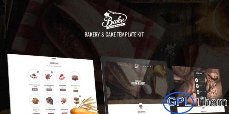 Bake – Bakery & Cake Elementor Template Kit (SEO-Friendly Rewrite) Bake is a beautifully designed Elementor Template Kit crafted for bakeries, cake shops, and pastry businesses. This fully responsive kit ensures your website looks stunning on any device, providing an engaging experience for your visitors.