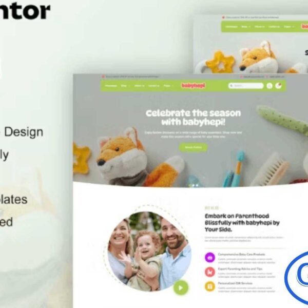 BabyHepi – Kids Store & Baby Shop Elementor Template Kit BabyHepi is a WooCommerce-ready Elementor Template Kit designed for kids stores, baby shops, and online baby product retailers. Featuring 12+ pre-built templates with a clean, modern, and professional design, it makes setting up your online store simple and fast. With Elementor’s intuitive drag-and-drop builder, you can easily customize fonts, colors, images, logos, and content without touching a single line of code. BabyHepi ensures a responsive, mobile-friendly layout that enhances the shopping experience for parents and caregivers.