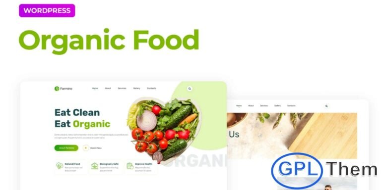 Farmino – Organic Food Elementor Template Kit Farmino is a vibrant and modern Elementor Template Kit designed for building fresh, organic food websites with ease. Its colorful and youthful design makes it perfect for organic farms, local fresh markets, nutritionists, food retailers, suppliers, and recipe blogs.