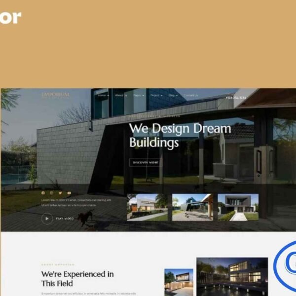 Emporium – Architecture & Interior Elementor Pro Full Site Template Kit Emporium is a premium Elementor Pro Full Site Template Kit designed for creating professional websites for architecture firms, interior design studios, or ICO projects. Optimized for the Hello Elementor theme, this kit provides a fully responsive and modern design with easy customization options.
