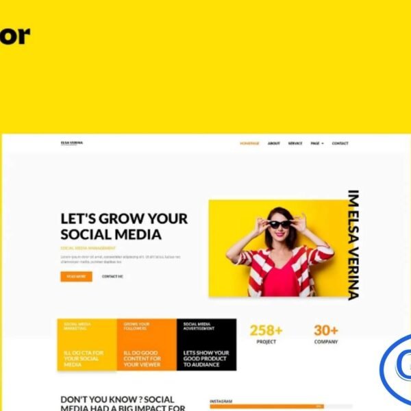 Elsa – Social Media Marketing & Management Elementor Pro Template Kit Elsa is a modern Elementor Full Site Template Kit crafted for social media marketing agencies, portfolio showcases, and management services. This kit offers a fully responsive and professional design, making it easy to highlight your services, team, and client success stories.