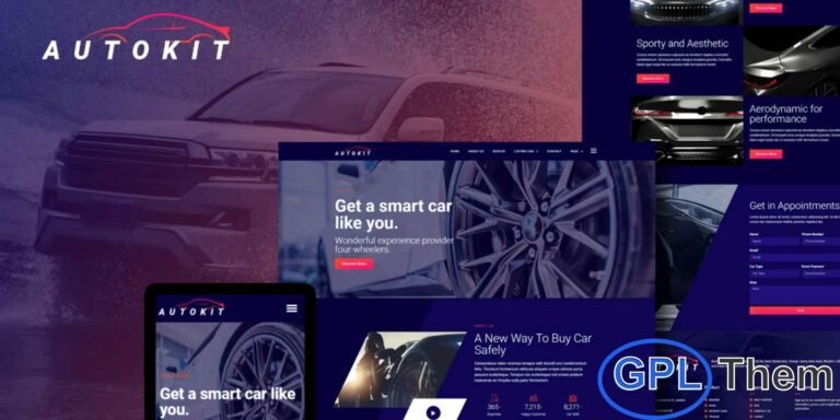 AutoKit – Auto Dealership & Car Listing Elementor Template Kit AutoKit is a professional Elementor Template Kit designed for auto dealerships, car listings, and vehicle rental services. With 12+ pre-built templates featuring a modern, professional, and dark-themed design, AutoKit helps you create a visually appealing and user-friendly website for your automotive business.