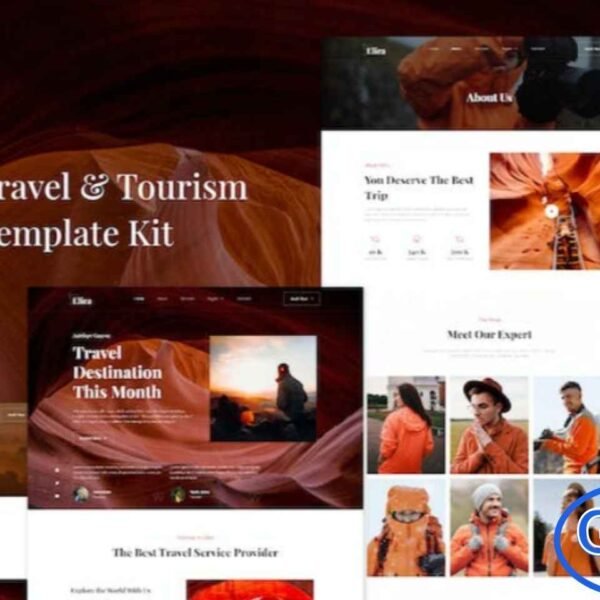 Elira – Adventure Travel & Tourism Elementor Template Kit Elira is a modern and versatile Elementor Template Kit designed for travel agencies, tour operators, accommodation services, and adventure tourism businesses. With a clean and professional layout, Elira makes it easy to showcase destinations, services, packages, and experiences.