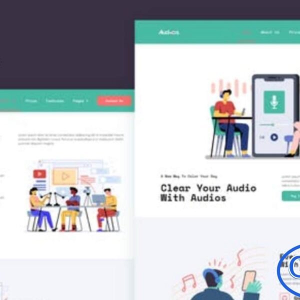 Audios – App Showcase Elementor Template Kit Audios is a professional Elementor Template Kit designed for showcasing apps, digital products, and technology services. Ideal for businesses in digital marketing, tech consulting, and service industries, it offers a modern, clean, and responsive design that looks great on all devices and web browsers.