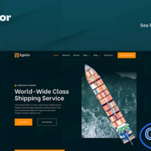 Egistic – Sea Freight & Logistics Elementor Template Kit Egistic is a modern and professional Elementor Template Kit designed for international transportation, sea freight, ocean freight, and logistics companies. This kit allows you to create a clean, fully responsive WordPress website that showcases your services and business effectively.