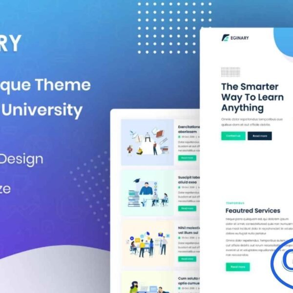 Eginary – Online Education Elementor Template Kit Eginary is a modern Elementor Template Kit designed for building professional websites for online education, learning management systems, schools, training programs, and e-learning platforms. Fully compatible with the Hello Elementor theme and most Elementor-supported themes, Eginary allows easy customization of fonts, colors, and content using the intuitive drag-and-drop builder.