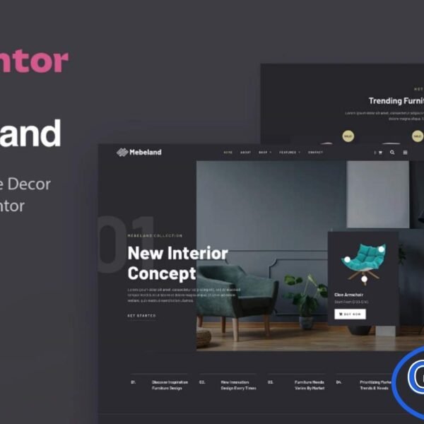 Mebeland – Furniture Store Elementor Pro Template Kit Mebeland is a modern and professional Elementor Template Kit designed for furniture stores, home decor shops, luxury furniture outlets, and online home accessory stores. Fully compatible with WooCommerce, this kit allows you to create a visually appealing, user-friendly eCommerce website with ease.