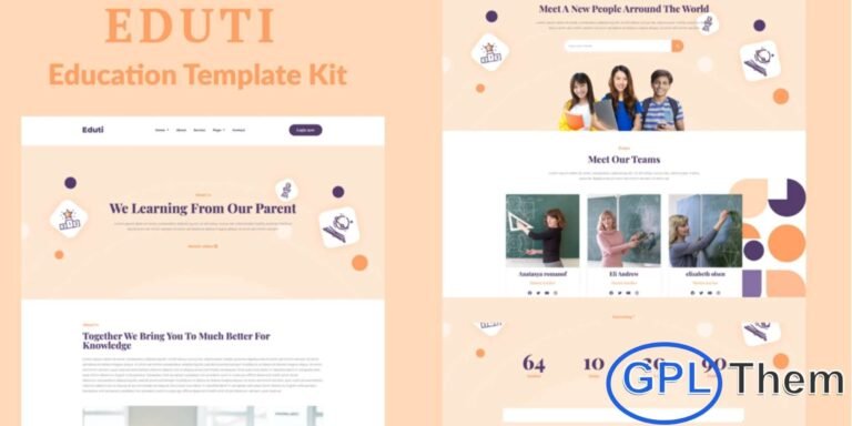 Eduti – Education Elementor Template Kit Eduti is a modern and professional Elementor Template Kit designed for educational institutions, training centers, and corporate education websites. With a clean and versatile design, it ensures your website looks polished on any device while providing a seamless user experience.