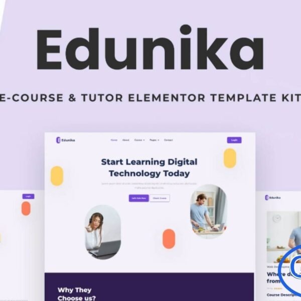 Edunika – Online Education Elementor Template Kit Edunika is a modern and professional Elementor Template Kit designed to create high-quality education websites. Perfect for online courses, mentorship programs, instructors, e-learning platforms, and educational institutions, this kit provides a clean and engaging design that elevates your online presence.
