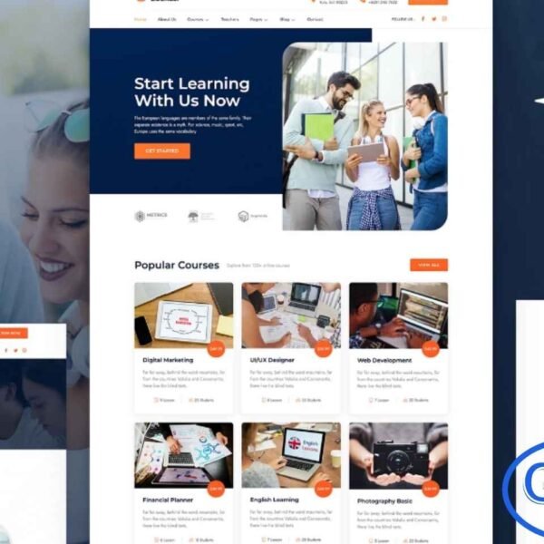 Edukasi – Education & Online Course Elementor Template Kit Edukasi is a modern and fully responsive Elementor Template Kit designed for creating professional education and online course websites. Ideal for schools, e-learning platforms, and Learning Management Systems (LMS), this kit offers a seamless and visually engaging experience for your visitors.
