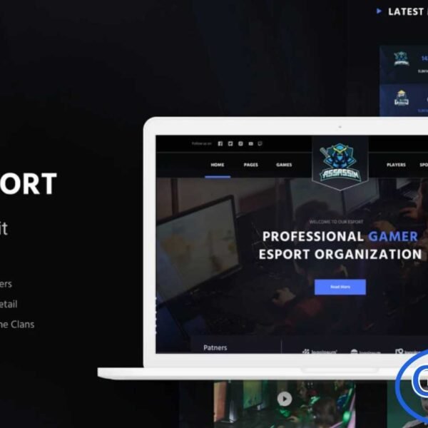 Assasin – eSport & Gaming Elementor Template Kit Assasin is a professional Elementor Template Kit designed for esports teams, gamers, streamers, gaming tournaments, online gaming platforms, live streams, and game studios. Featuring 10 carefully crafted, visually striking templates, Assasin allows you to create a modern and professional gaming website with ease.