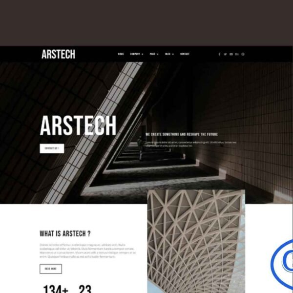 Arstech – Architecture Elementor Pro Full Site Template Kit Arstech is a premium Architecture Elementor Pro Full Site Template Kit designed to help you build a stunning and fully responsive website with ease. Crafted with high-end photography and modern aesthetics, it is perfect for architects, interior designers, construction firms, and creative studios wanting to showcase their portfolio in a visually striking way.