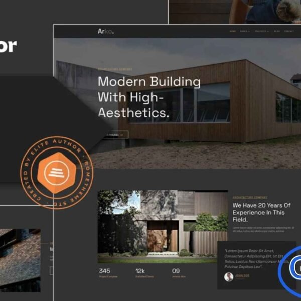 Arko – Architecture Elementor Template Kit Arko is a modern and versatile Architecture Elementor Template Kit designed for architecture firms, interior design studios, and construction-related businesses. Featuring 12+ professionally crafted templates, this kit helps you showcase your portfolio, services, and company profile with a clean and visually appealing layout.