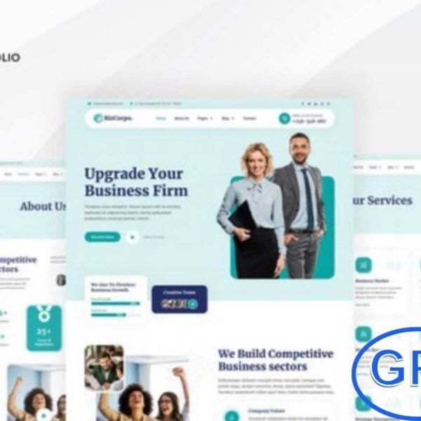 Bizcorpo – Corporate Business & Portfolio Elementor Template Kit Bizcorpo is a professional Elementor Template Kit designed for corporate, business, and portfolio websites. Perfect for agencies, startups, consultants, marketing firms, financial advisors, and management companies, this kit helps you build a polished online presence with ease.