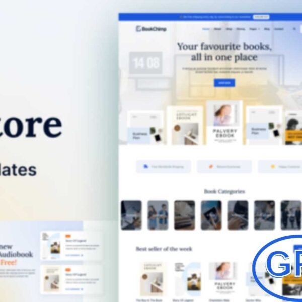 BookChimp – Online Book Store Website Elementor Template Kit BookChimp is a modern Elementor Template Kit designed for online bookstores, authors, and publishers who want to sell books effortlessly using Elementor and WooCommerce. With its clean, elegant, and fully responsive design, this kit makes it simple to create a professional online book store without any coding.