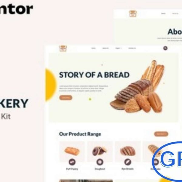 Baketale – Artisan Bakery Elementor Template Kit Baketale is a beautifully crafted Elementor Template Kit designed for artisan bakeries, pastry shops, cafes, and dessert businesses. Built using the Elementor Page Builder for WordPress, this kit allows you to create a stunning bakery website quickly and easily without any coding.