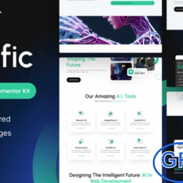 Arfic – Artificial Intelligence Elementor Pro Template Kit Arfic is a modern and professional Elementor Pro Template Kit designed specifically for Artificial Intelligence, Machine Learning, and Tech Innovation websites. With a clean layout, futuristic visuals, and adaptive responsive design, Arfic ensures your AI project or startup stands out online.