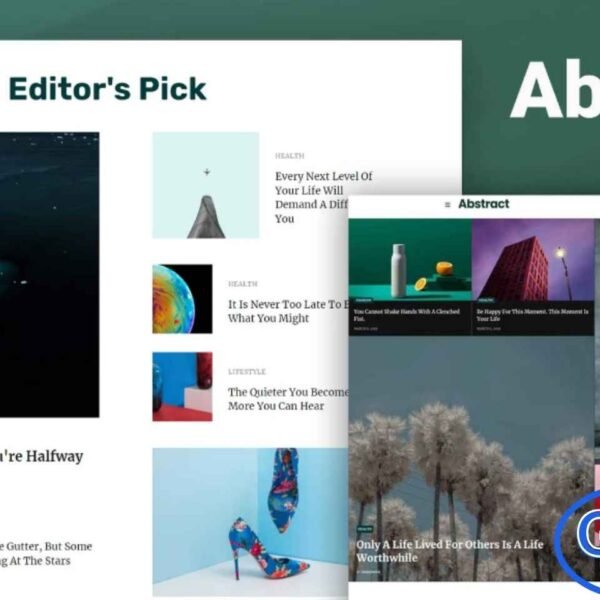 Abstract – Blog & Magazine Elementor Template Kit Abstract is a stylish and modern Blog & Magazine Elementor Template Kit crafted for bloggers, writers, and online publishers. Featuring a clean, balanced, and visually appealing layout, it offers the perfect structure for showcasing articles, stories, news, and editorial content.