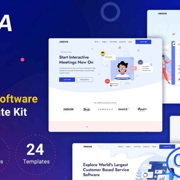 Anova – SaaS & Startup Elementor Template Kit Anova is a modern SaaS & Software Startup Elementor Template Kit designed using the free version of Elementor, making it accessible and easy to use for any business website. Ideal for SaaS companies, software providers, IT services, tech startups, digital agencies, mobile app showcases, and web solution providers, this kit offers a clean, professional layout that helps you build a high-converting online presence effortlessly.