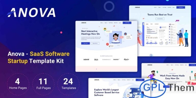 Anova – SaaS & Startup Elementor Template Kit Anova is a modern SaaS & Software Startup Elementor Template Kit designed using the free version of Elementor, making it accessible and easy to use for any business website. Ideal for SaaS companies, software providers, IT services, tech startups, digital agencies, mobile app showcases, and web solution providers, this kit offers a clean, professional layout that helps you build a high-converting online presence effortlessly.
