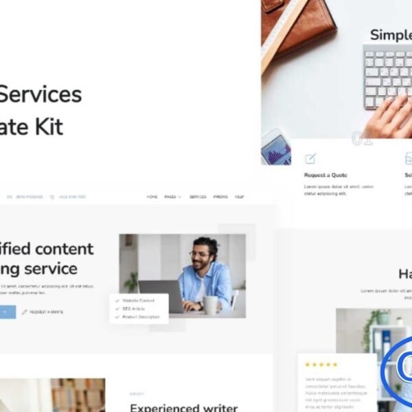WriteUp – Content Writing Services Elementor Template Kit WriteUp is a sleek and professional Elementor Template Kit designed for content writing agencies, copywriters, digital marketing teams, and social media service providers. Featuring a clean and modern layout, this kit makes it easy to showcase your writing services, portfolio, pricing plans, and client testimonials in a polished and engaging format.