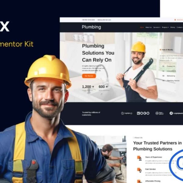Wotafix – Plumbing Service Elementor Template Kit Wotafix is a professionally designed Elementor Template Kit created specifically for plumbing service websites. Built with a clean layout and practical design, this kit helps you establish a strong and trustworthy online presence.