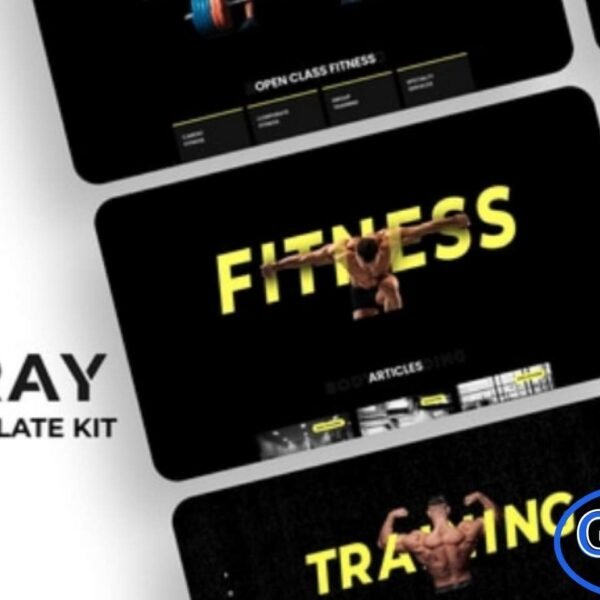 Agenray – Gym & Fitness Elementor Template Kit Agenray is a modern and minimalist Elementor Template Kit designed specifically for gyms, fitness centers, yoga studios, and personal trainers. With clean visual elements and a fully responsive layout, this kit makes it easy to create a professional fitness website in just a few clicks. It supports one-click installation and integrates seamlessly with WordPress, offering a smooth and user-friendly setup experience.