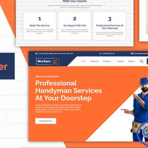 WorkersJet – Handyman & Repair Service Elementor Template Kit WorkersJet is a modern Elementor Template Kit designed specifically for professional handyman and repair service websites. Whether you offer electrical work, cleaning services, plumbing, painting, or general home repairs, this kit provides everything you need to build a clean, engaging, and high-converting website.