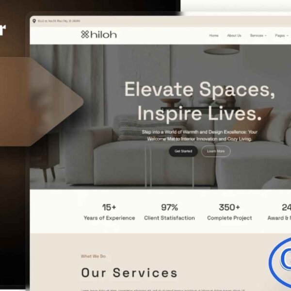 Xhiloh – Interiors & Architecture Elementor Template Kit Xhiloh is a premium Elementor Template Kit crafted for interior designers, architects, home décor studios, and modern design agencies. Featuring a sleek and contemporary layout, this kit helps you build a stunning online portfolio that highlights your creative work and design expertise. Its fully responsive structure ensures a flawless viewing experience on all devices.
