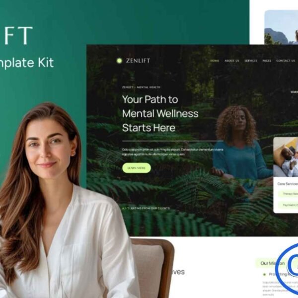 Zenlift – Mental Health Clinic & Consultation Elementor Template Kit Zenlift is a thoughtfully designed Elementor Template Kit crafted for mental health clinics, therapy centers, psychologists, and consultation services. With a serene, clean, and calming visual style, this kit helps you create an inviting online space that builds trust and comfort for your clients. Fully responsive and easy to customize using Elementor, Zenlift lets you showcase your services, experts, and resources without any coding.