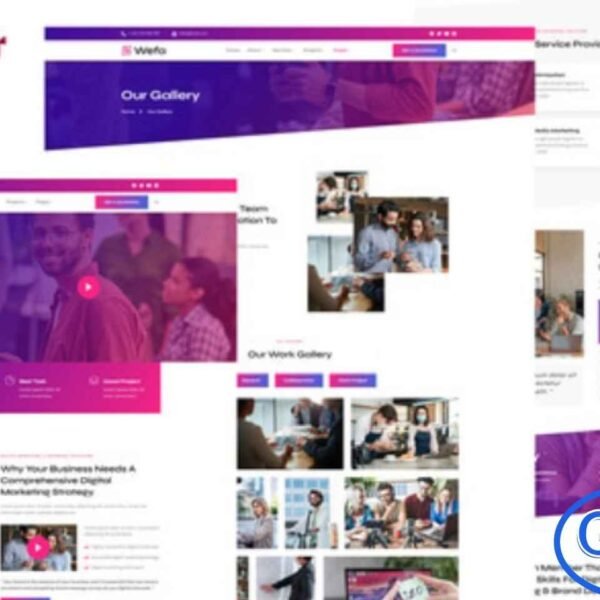 Wefa – Digital Marketing & Brand Design Agency Elementor Template Kit Wefa is a modern and professional Elementor Template Kit designed for digital marketing agencies, brand design studios, and creative service providers. With clean, visually appealing layouts, Wefa helps you showcase your services, portfolio, and client success stories in a polished and engaging way.