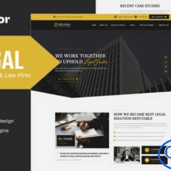 Zed Legal – Professional Attorney & Law Firm Elementor Template Kit Zed Legal is a premium Elementor Template Kit designed specifically for attorneys, law firms, legal advisors, and corporate legal service providers. This professionally crafted kit helps you build a powerful and trustworthy online presence with ease. Featuring elegant layouts, modern typography, and a clean professional look, Zed Legal is perfect for showcasing legal expertise, practice areas, case studies, and client testimonials.