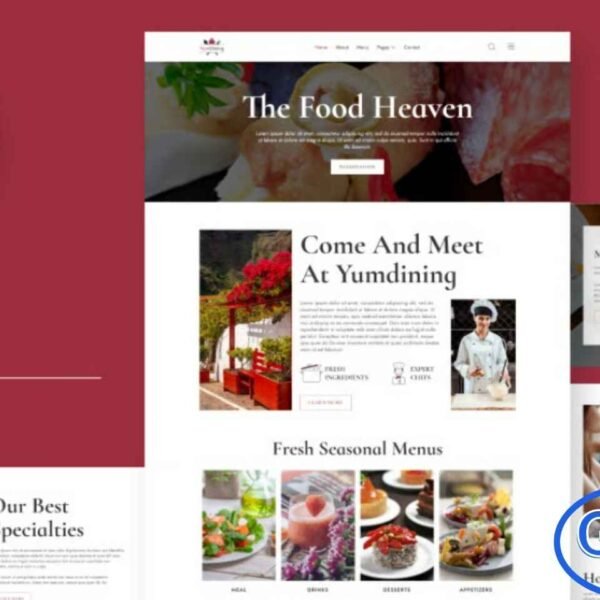 Yumdining – Restaurant & Café Elementor Template Kit Yumdining is a stylish and modern Elementor Template Kit crafted for restaurants, cafés, bistros, and food businesses looking to build an impressive online presence. Its visually appealing and mouth-watering design helps you showcase your menu, specialties, chef profiles, and dining experience in the most captivating way.