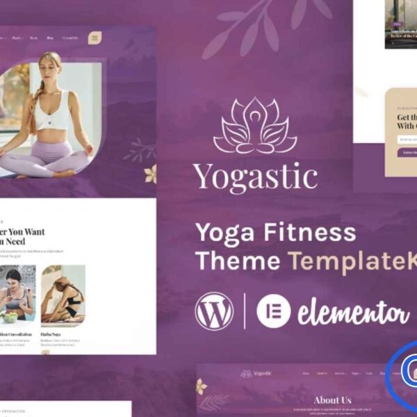 Yogastic – Yoga & Fitness Elementor Template Kit Yogastic is a modern and thoughtfully designed Elementor Template Kit created for yoga studios, fitness centers, meditation instructors, and wellness coaches. Its clean and calming layouts are perfect for showcasing yoga programs, prenatal yoga classes, meditation sessions, nutrition consultations, and personal wellness services.